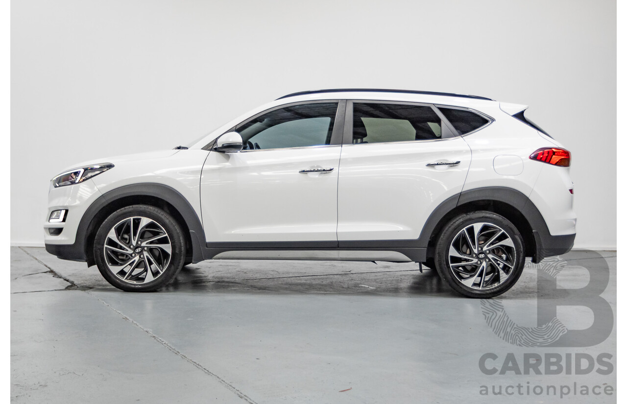 12/2018 Hyundai Tucson Highlander CRDi (AWD) TL3 MY19 4d Wagon White Turbo Diesel 2.0L