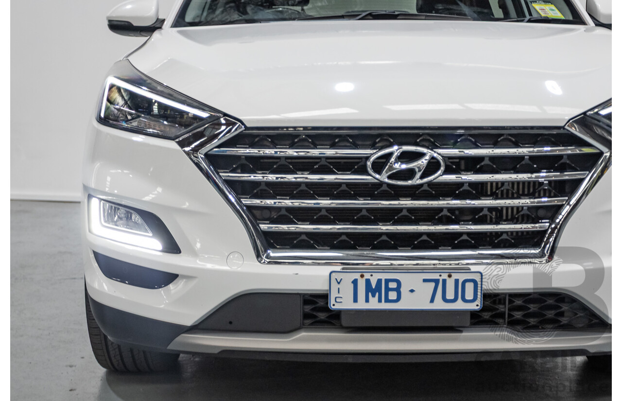 12/2018 Hyundai Tucson Highlander CRDi (AWD) TL3 MY19 4d Wagon White Turbo Diesel 2.0L