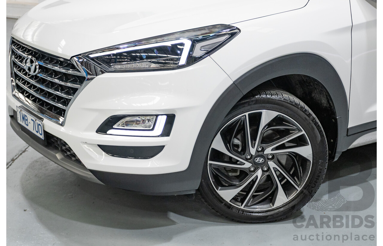 12/2018 Hyundai Tucson Highlander CRDi (AWD) TL3 MY19 4d Wagon White Turbo Diesel 2.0L