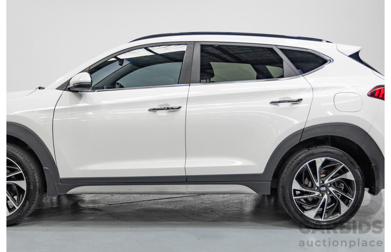 12/2018 Hyundai Tucson Highlander CRDi (AWD) TL3 MY19 4d Wagon White Turbo Diesel 2.0L