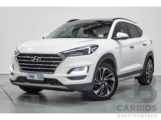 1659877 · 12/2018 Hyundai Tucson Highlander CRDi (AWD) TL3 MY19 4d Wagon White Turbo Diesel 2.0L