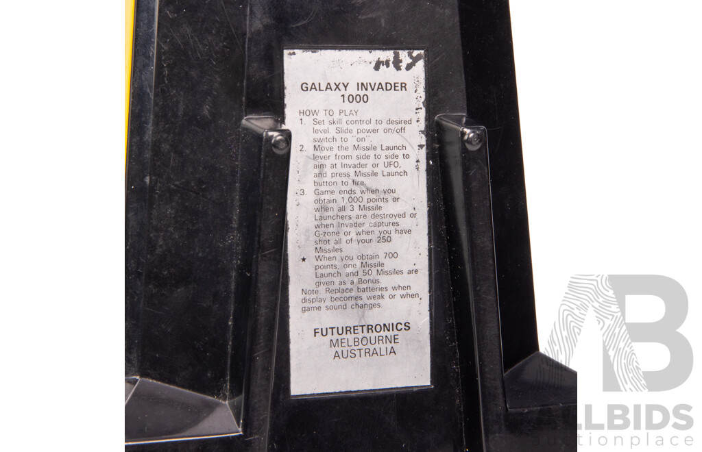Vintage Galaxy Invader 1000 Handheld Game by Futuretronics
