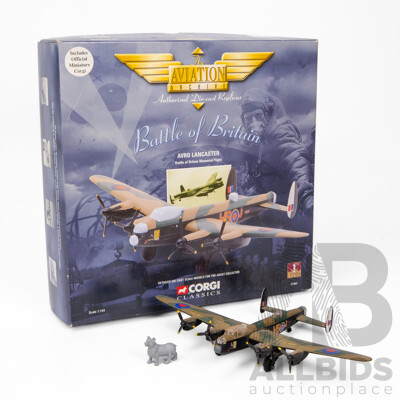 Corgi Classics Diecasr Avro Lancaster 47301, Aviation Archive Battle of Britain - 1:144 Scale