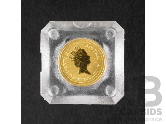 Australian 1998 Gold Five Dollar Coin, the Australian Nugget .999
