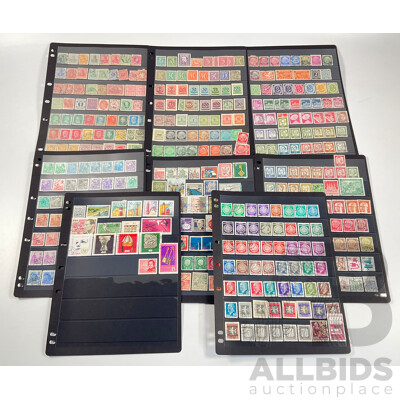 Collection of German Stamps Including 1903 Kingdom of Prussia, 1920's Hyperinflation Overprints- Twenty Billion, Hindenburg, Sets