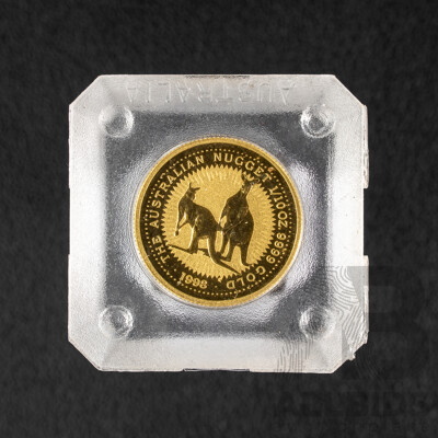 Australian 1998 Gold Five Dollar Coin, the Australian Nugget .999