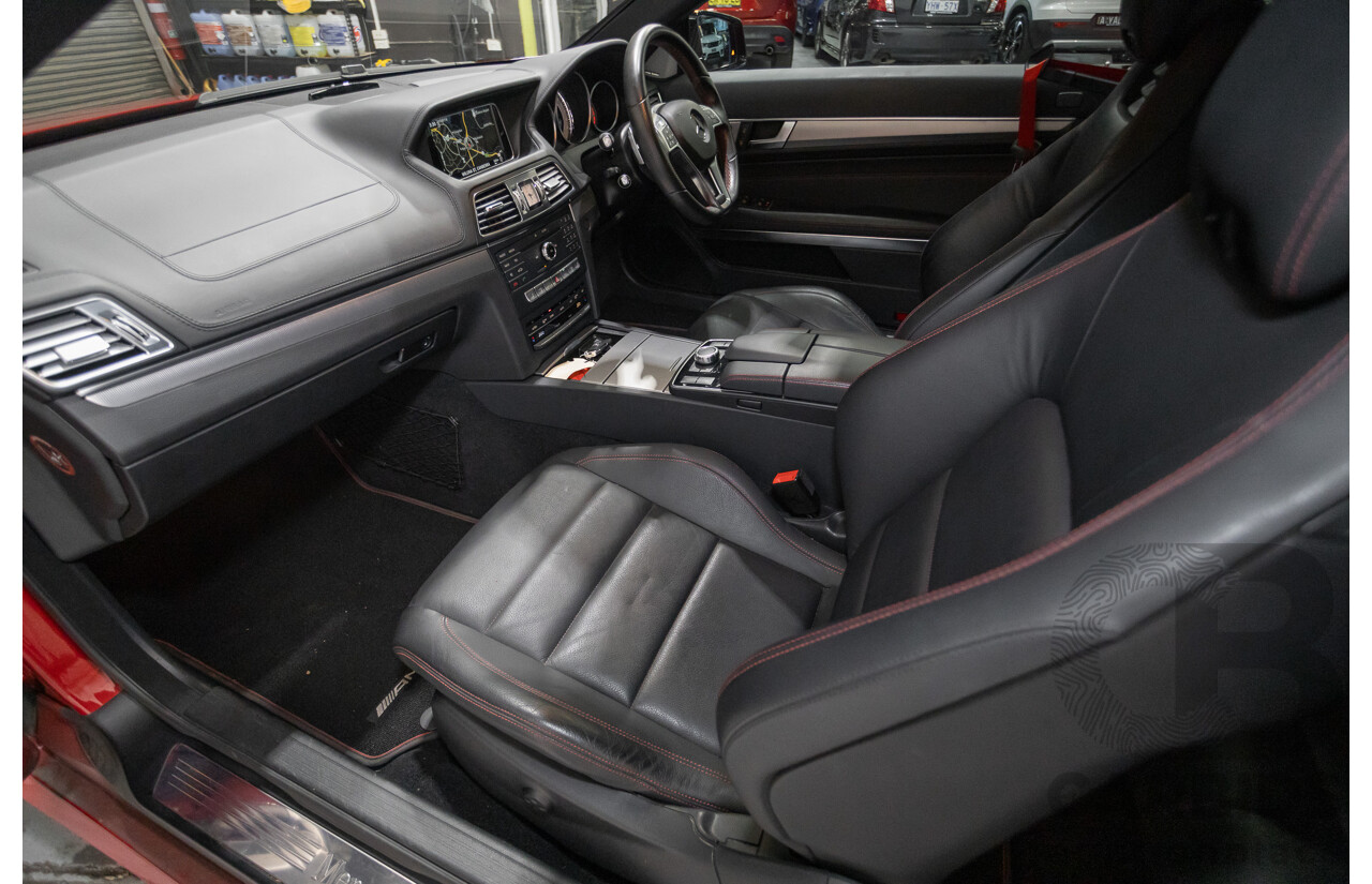 6/2016 Mercedes-Benz E250 207 MY16 2d Cabriolet Mars Red Turbo 2.0L