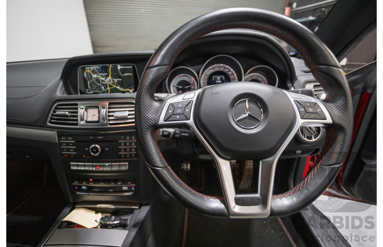 6/2016 Mercedes-Benz E250 207 MY16 2d Cabriolet Mars Red Turbo 2.0L