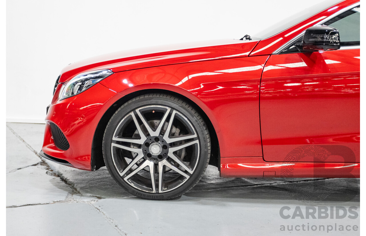 6/2016 Mercedes-Benz E250 207 MY16 2d Cabriolet Mars Red Turbo 2.0L