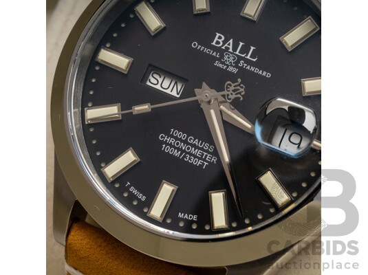 Ball Engineer III Marvelight Chronometer 40mm Automatic Watch, Limited Edition, Model NM9036C-S1C-BK