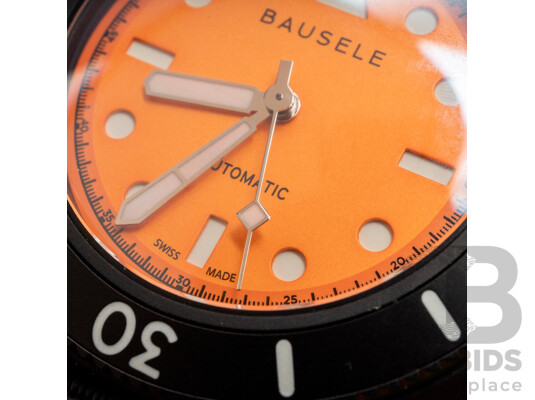 Bausele Infinite Sunset Outback Amber Limited Edition Automatic Watch, No. 92 of 100