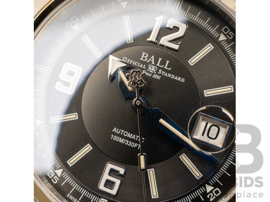 Ball Fireman Racer Automatic 40mm Watch, Model NM2088C-PJ-BKWH