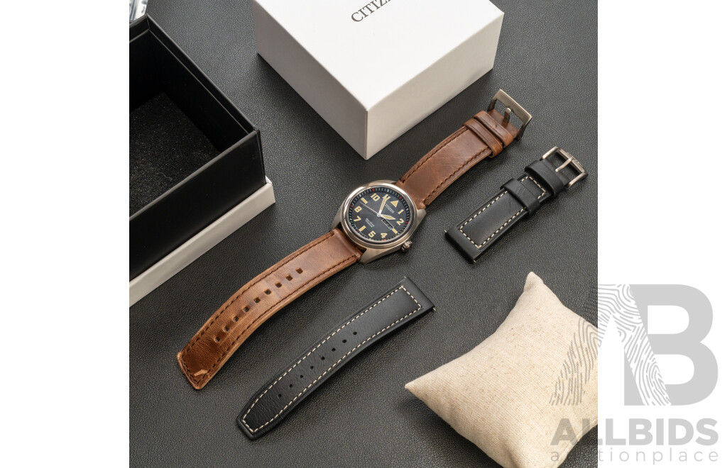 Citizen Classic Aviator BM8560-29E Men's 42mm Super Titanium Eco-Drive Watch