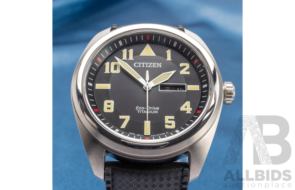 Citizen Classic Aviator BM8560-29E Men's 42mm Super Titanium Eco-Drive Watch