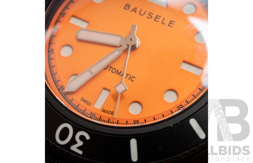Bausele Infinite Sunset Outback Amber Limited Edition Automatic Watch, No. 92 of 100