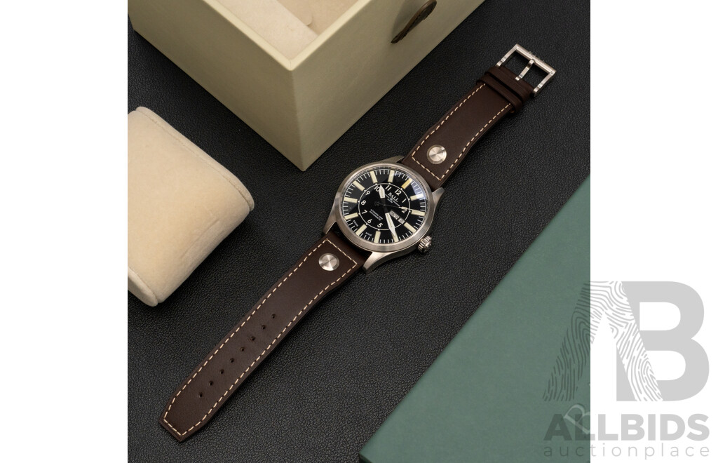 BALL Engineer Master II Aviator Automatic 46mm Watch - NM1080C-L13-BK with Box & Warranty Card Description