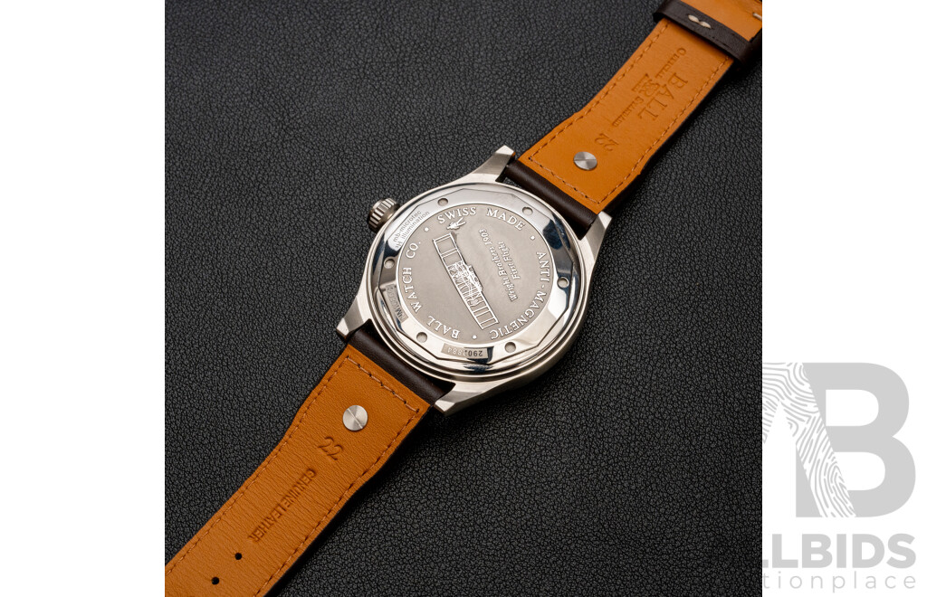 BALL Engineer Master II Aviator Automatic 46mm Watch - NM1080C-L13-BK with Box & Warranty Card  Description