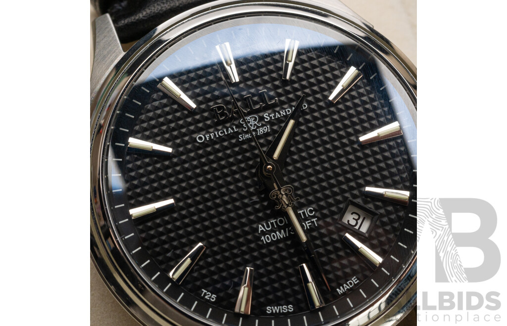 BALL Fireman Victory Automatic 40mm Watch - NM2098C-L5J-BK with Box, Tags & Warranty Card