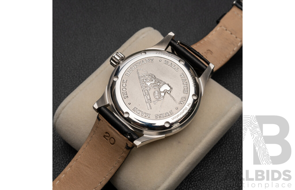 BALL Fireman Victory Automatic 40mm Watch - NM2098C-L5J-BK with Box, Tags & Warranty Card
