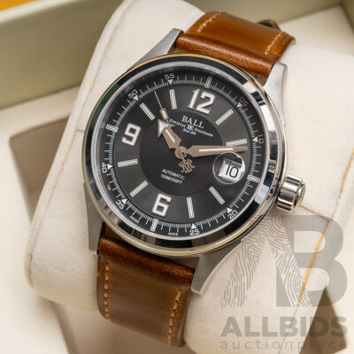 Ball Fireman Racer Automatic 40mm Watch, Model NM2088C-PJ-BKWH