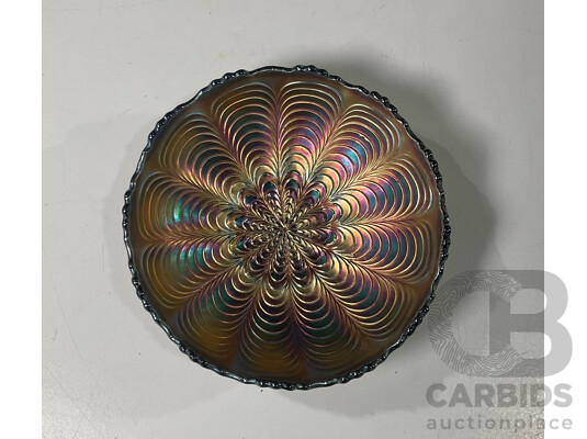 1661384 · Vintage Fenton Carnival Glass Bowl
