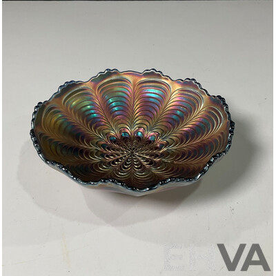 Vintage Fenton Carnival Glass Bowl