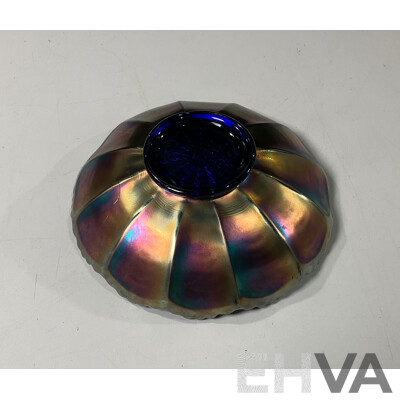 Vintage Fenton Carnival Glass Bowl