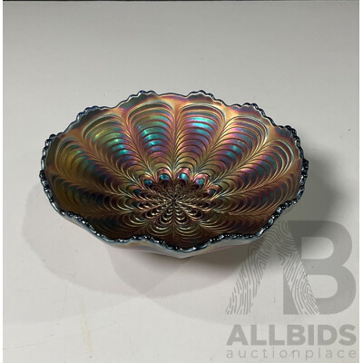 Vintage Fenton Carnival Glass Bowl