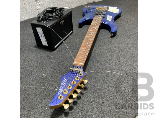 1661883 · J&D Luthiers Electric Guitar and BOSS Amplifier - Lot of 2