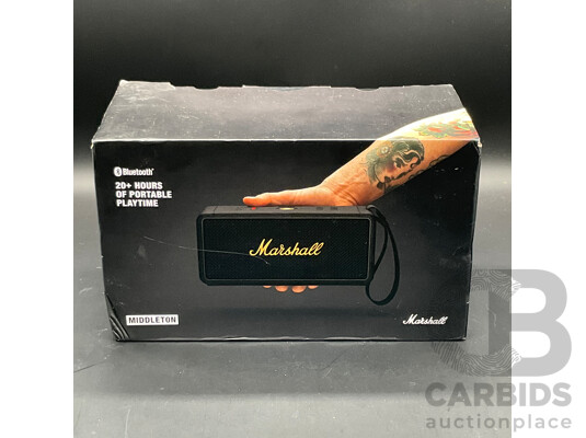 1661080 · MARSHALL Middleton Portable Bluetooth Speaker