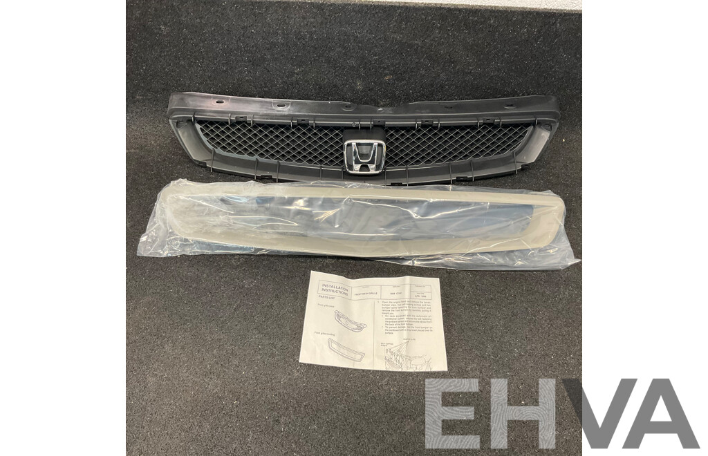 Honda Kit Front Mesh Grille for a 1998 Civic