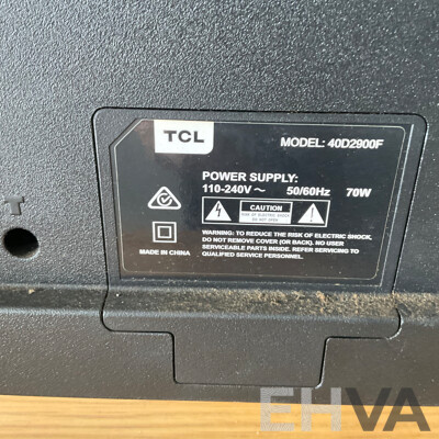 TCL 40D2900F 40 Inch Full HD LED LCD TV