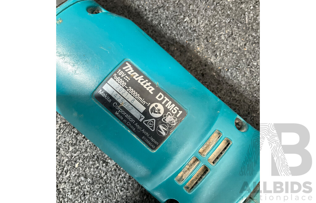 MAKITA 18V Oscillating Multi-Tool (DTM51) with 4.0Ah Battery