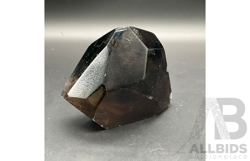 Large Polished Smoky Quartz Crystal