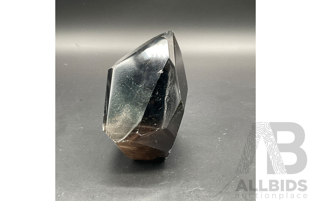 Large Polished Smoky Quartz Crystal