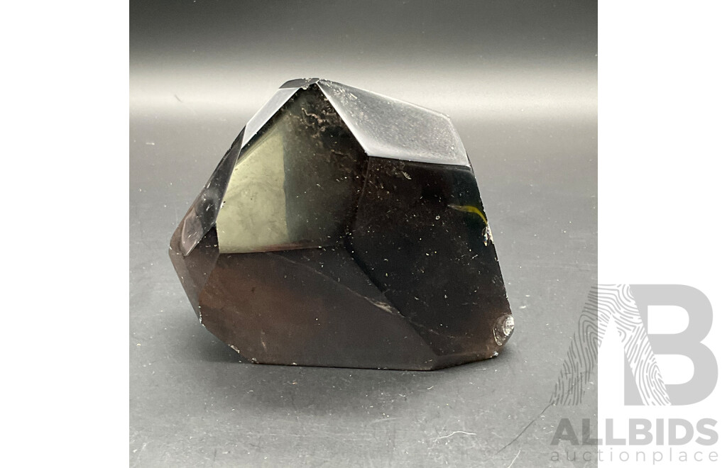 Large Polished Smoky Quartz Crystal