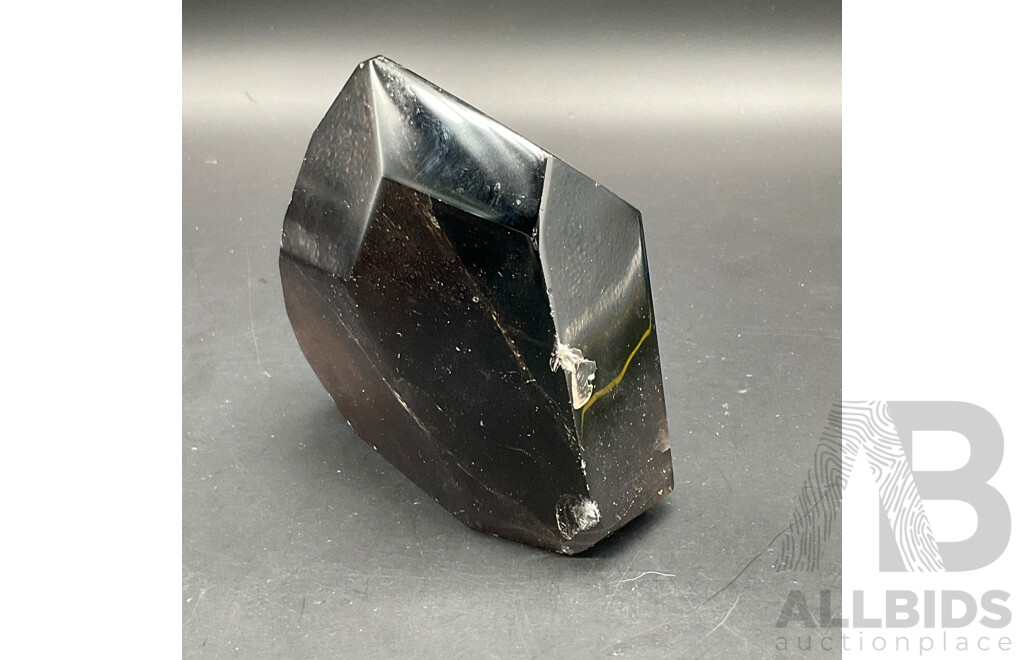 Large Polished Smoky Quartz Crystal