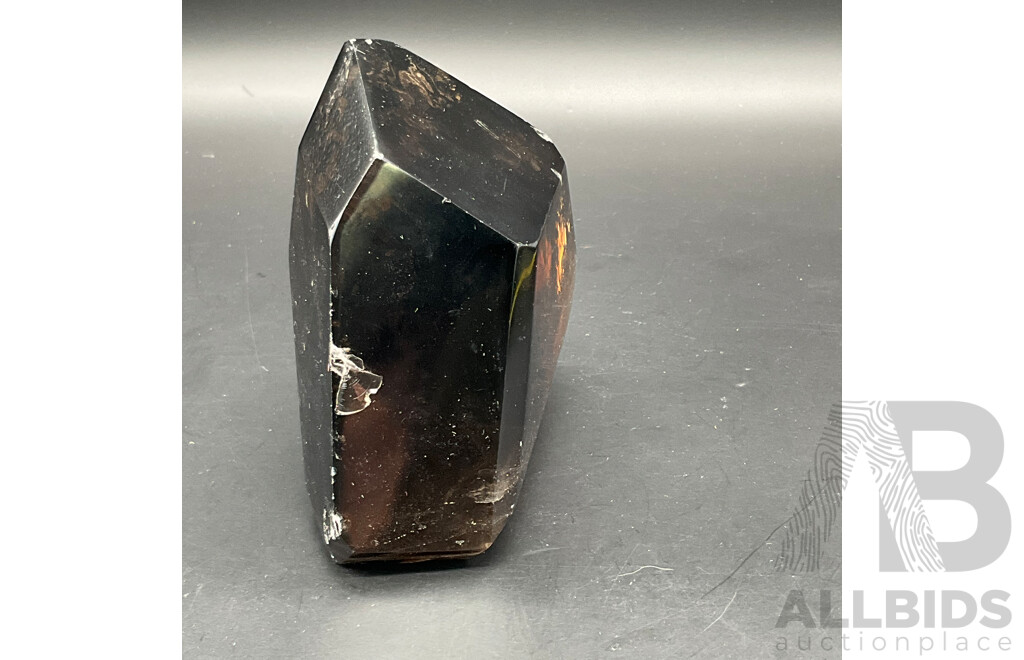 Large Polished Smoky Quartz Crystal