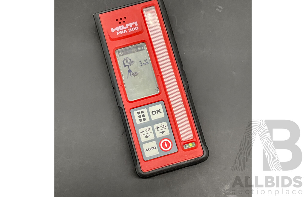 HILTI (PRA 300) Remote Control and Laser Receiver