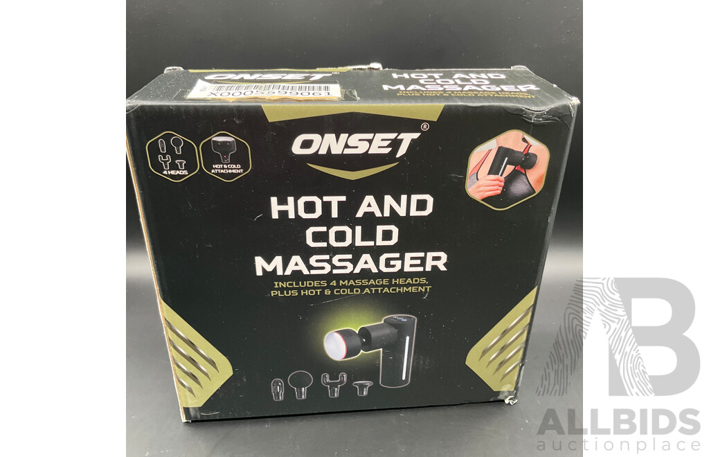 ONSET Hot and Cold Massager and KOI for Men Flexi Styler 6in1 Trimmer - Lot of 2