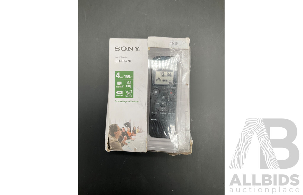 SONY (ICD-PX470) Digital Voice Recorder