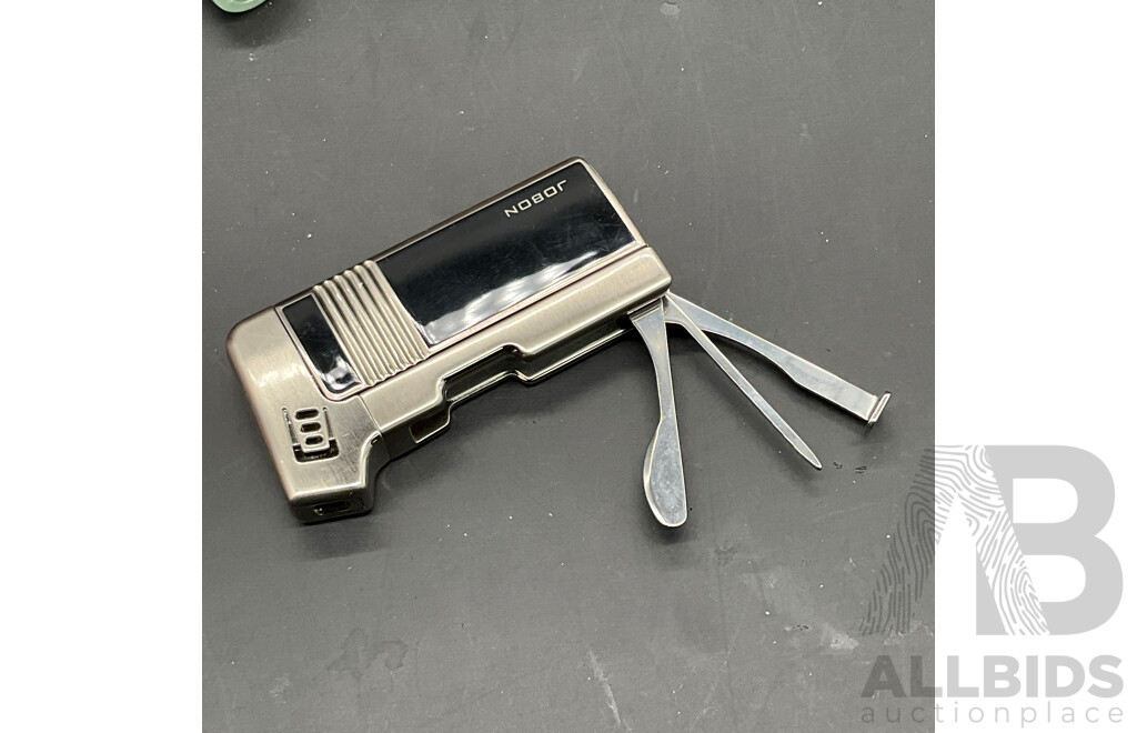 Assorted Lighters, Including JOBON Multi-tool Lighter - Lot of 35