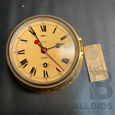 Antique Sestrel's Ship Clock ''Made in England''