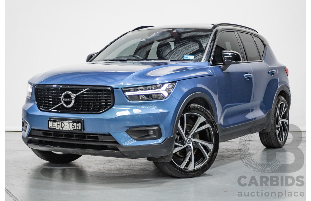 1/2020 Volvo XC40 T5 R-Design (AWD) 536 MY20 4d Wagon Bursting Blue Metallic Turbo 2.0L