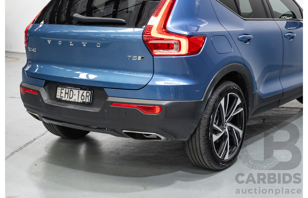 1/2020 Volvo XC40 T5 R-Design (AWD) 536 MY20 4d Wagon Bursting Blue Metallic Turbo 2.0L