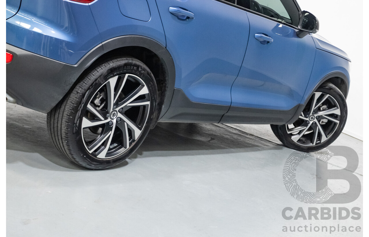 1/2020 Volvo XC40 T5 R-Design (AWD) 536 MY20 4d Wagon Bursting Blue Metallic Turbo 2.0L
