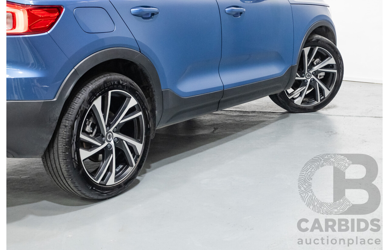 1/2020 Volvo XC40 T5 R-Design (AWD) 536 MY20 4d Wagon Bursting Blue Metallic Turbo 2.0L