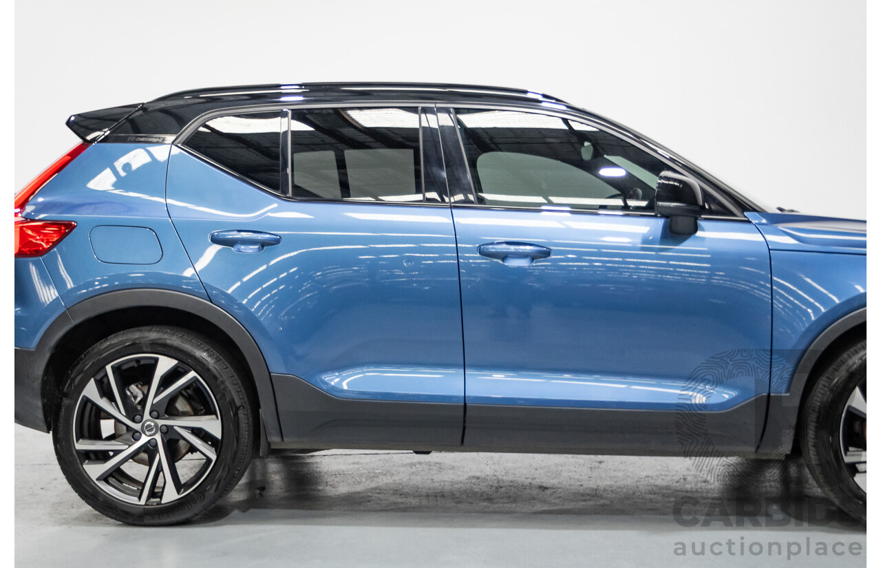 1/2020 Volvo XC40 T5 R-Design (AWD) 536 MY20 4d Wagon Bursting Blue Metallic Turbo 2.0L