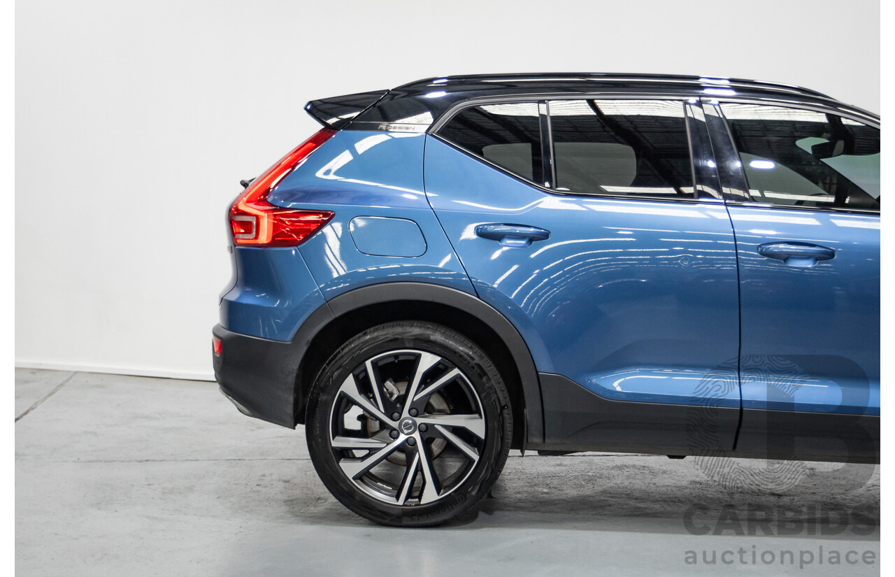 1/2020 Volvo XC40 T5 R-Design (AWD) 536 MY20 4d Wagon Bursting Blue Metallic Turbo 2.0L