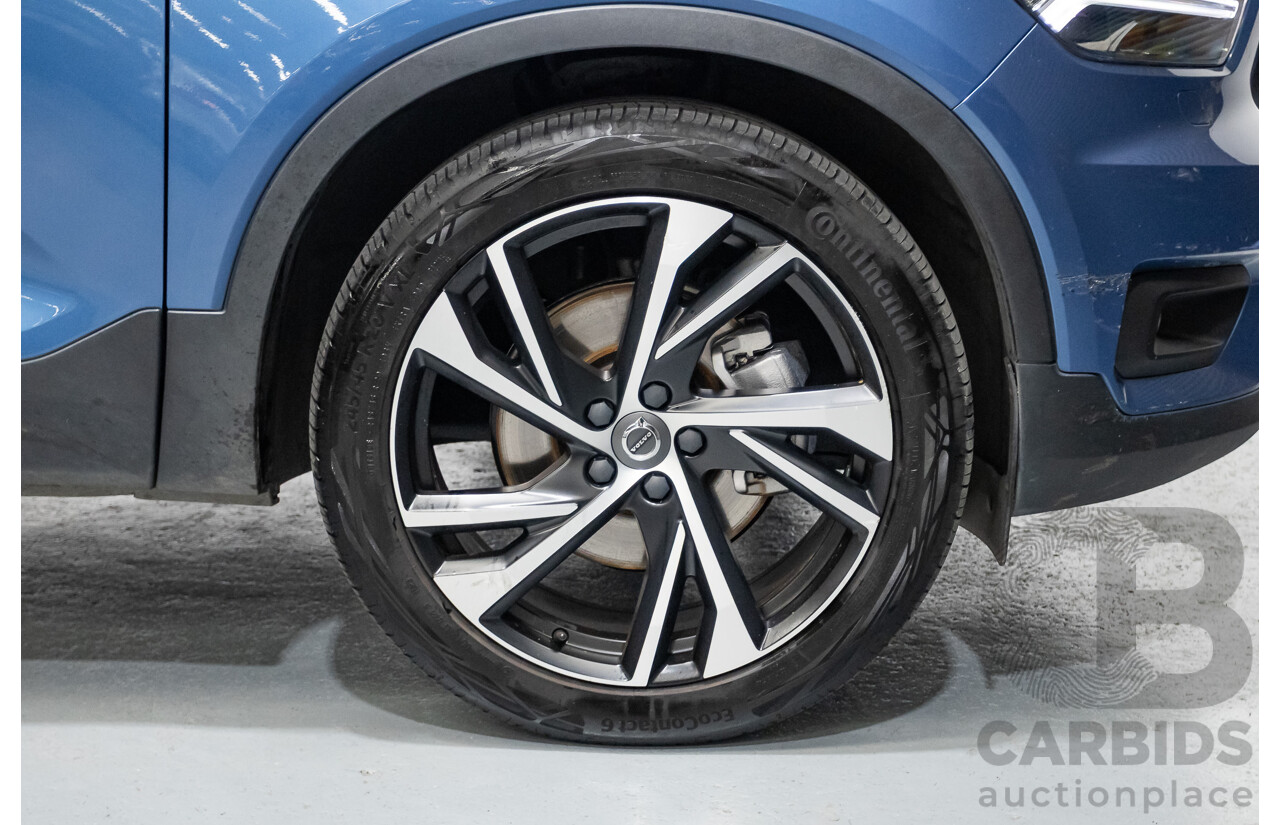 1/2020 Volvo XC40 T5 R-Design (AWD) 536 MY20 4d Wagon Bursting Blue Metallic Turbo 2.0L